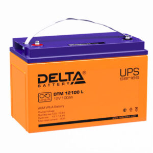 Аккумулятор Delta DTM 12100L 12В 100А*ч