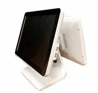 POS-Моноблок RS-609P 2-экрана Intel i5-3Gen (up to 3.0 GHz)/DDR3 8GB/SSD 128GB/15+15/WHITE