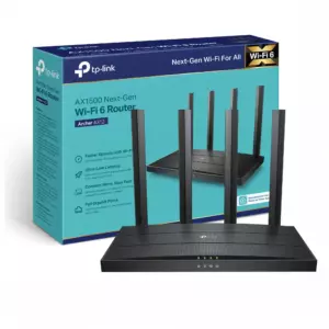 Роутер Wi-Fi TP-LINK Archer AX12 AX1500 Dual-Band Wi-Fi 6, 1201Mb/s 5GHz/+300Mb/s 2.4GHz, 3xLAN 1Gb/s, 1x WAN, 4 антенны, MU-MIMO
