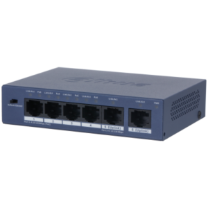 Коммутатор POE Dahua DH-CS4006-4ET2GT-36 (4 x 100Mbps/ 2 Uplink x 1 Gigabit/ POE 250m/ Cloud/Web Managed/ Dolynk management/ VLAN/ 36W)